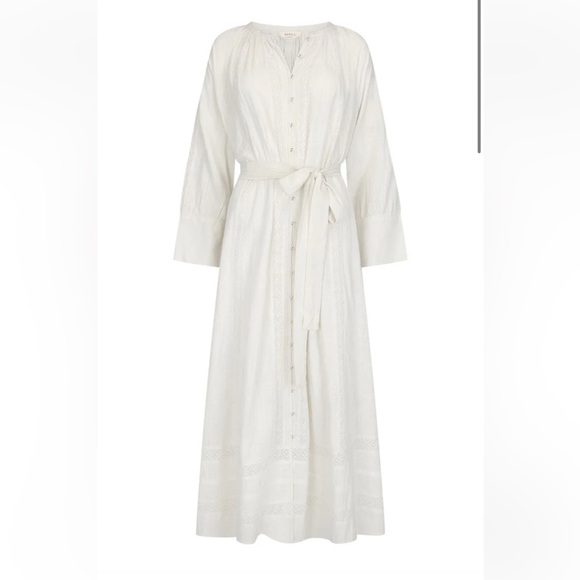 Spell Serendipity Lace Button Through Dress in Jasmine - Picture 8 of 16